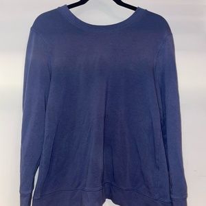 Daily Ritual Deep Blue Open Sweater